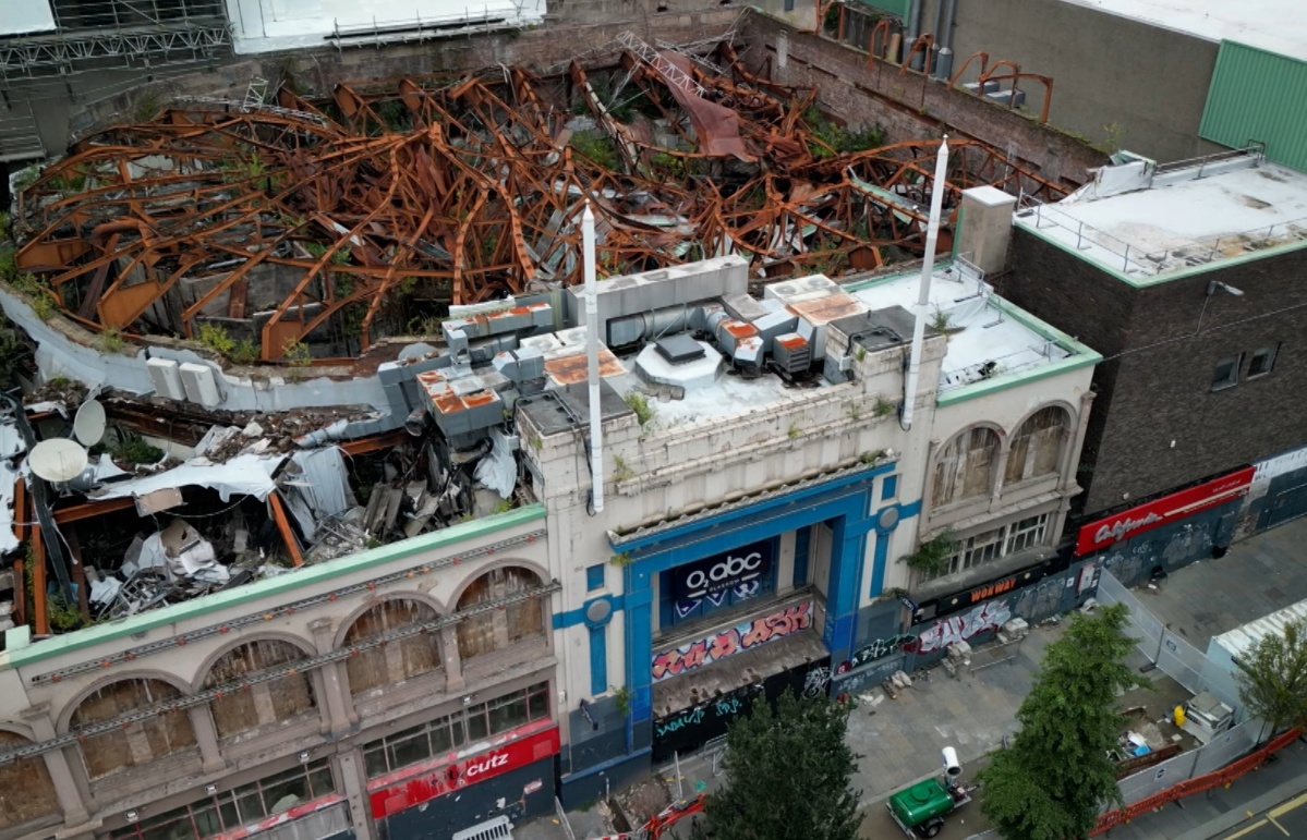 The building has lain derelict in Glasgow City Centre since 2018.