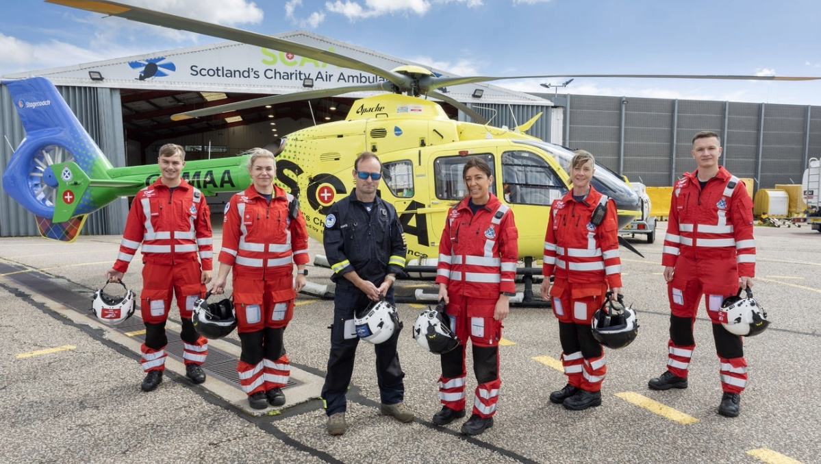 ‘No one in Scotland should die because help cannot get there in time’, Scotland’s Charity Air Ambulance says