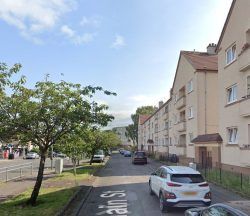 Girl, three, taken to hospital after driver crashes into parked car in Thornliebank