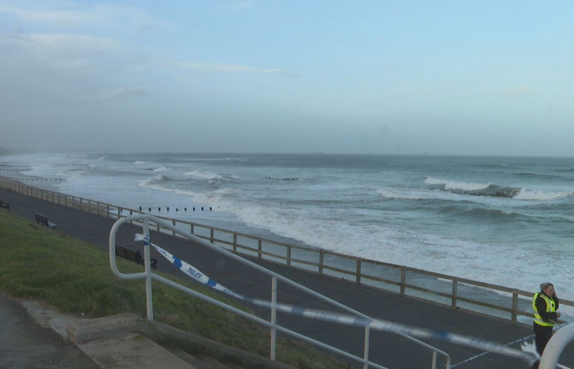 Man, woman and young boy rescued from water at Aberdeen beach amidst Storm Ashley