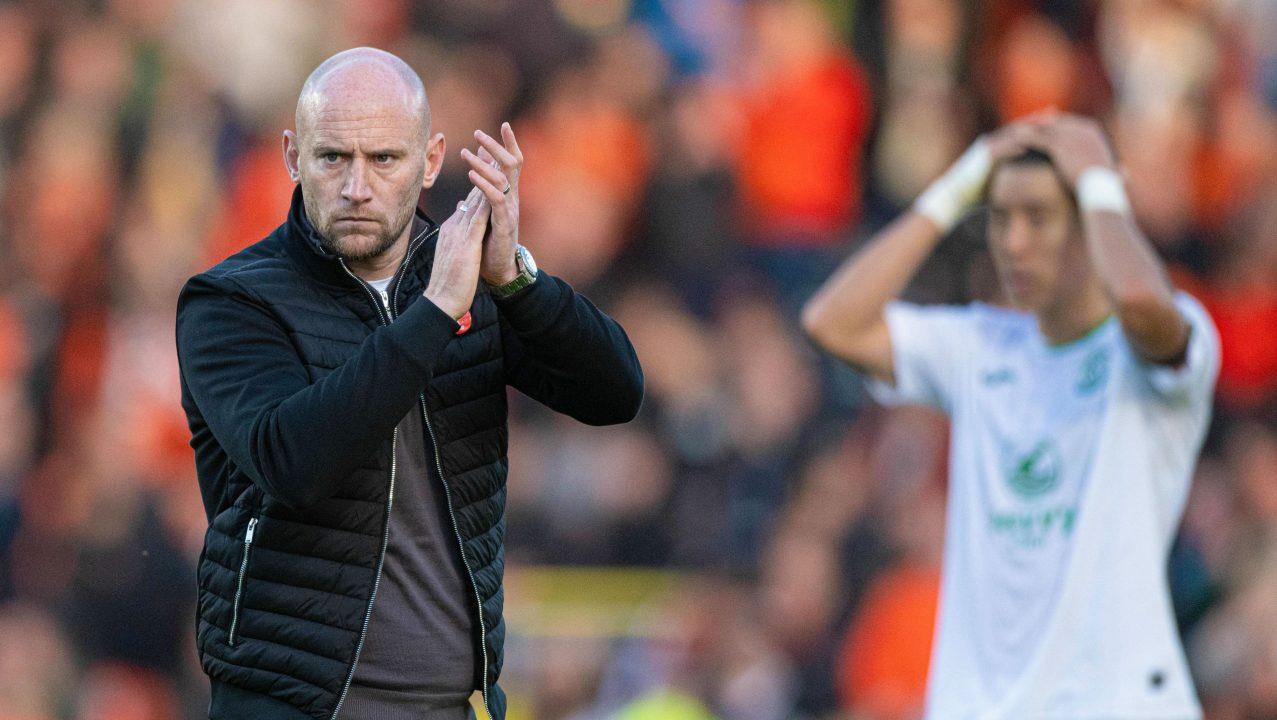 David Gray says Hibernian need points ‘quickly’ after late loss at Dundee United