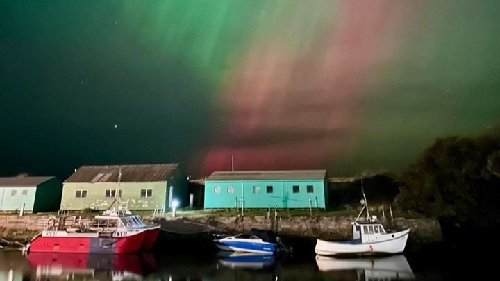 Stargazers across in St Andrews were delighted by the sight