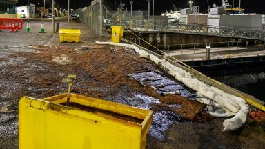 Oil ‘spills into water’ after fuel leak at Buckie harbour as roads closed