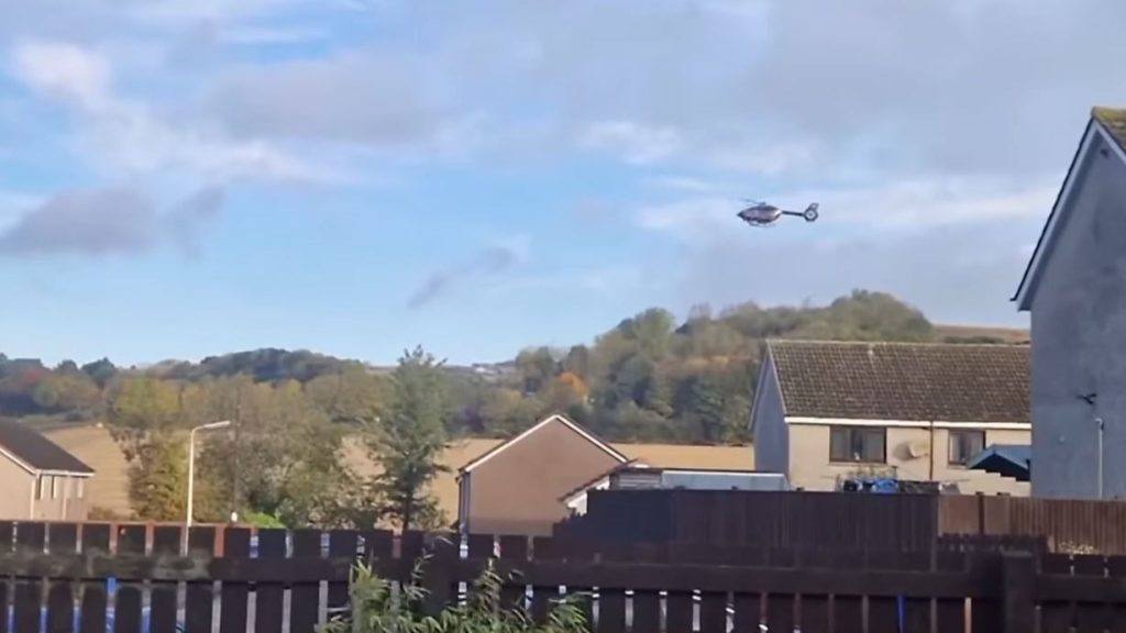 Man, 29, airlifted to New Edinburgh Royal Infirmary following incident