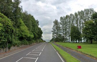 Woman, 27, dies and two men in hospital after crash on A71 near Newmilns