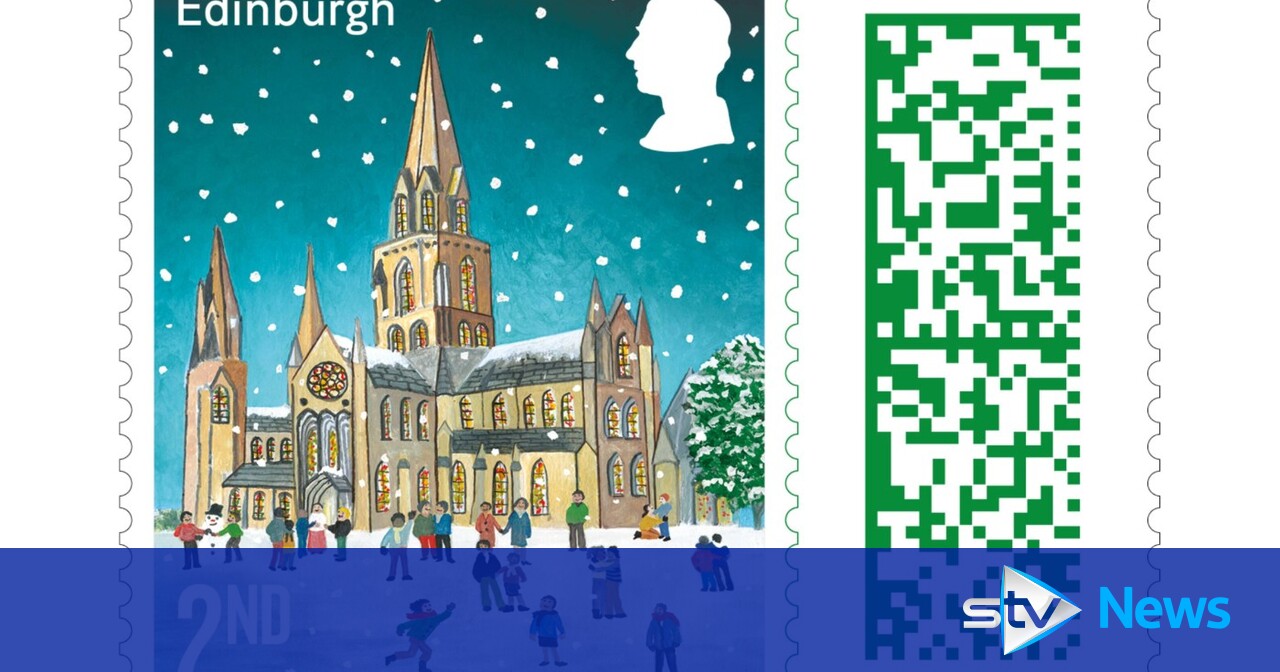 Royal Mail reveals Christmas 2024 stamps including St Mary's Episcopal