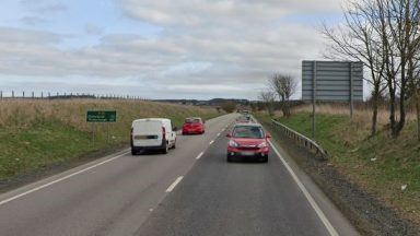 Hunt for driver who left scene as two men taken to Aberdeen Royal Infirmary following crash