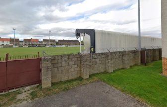 Search for three men who broke into football stadium in Inverness and stole alcohol from lounge bar