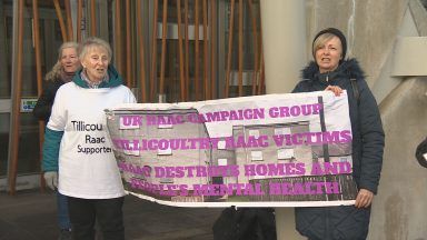 ‘Heartbroken’ RAAC residents bring petition to Scottish Government urging MSPs to provide financial support