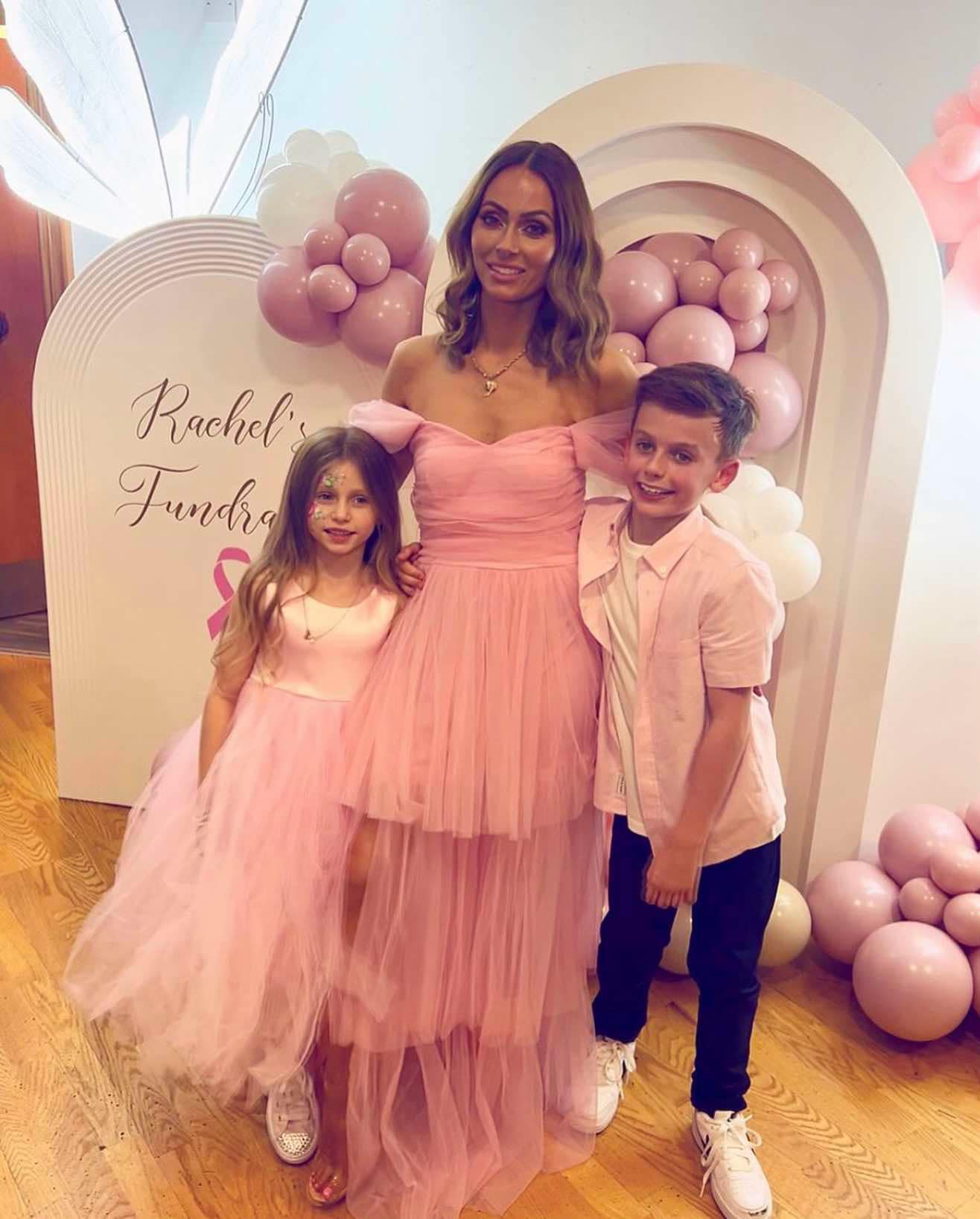 Rachel says her two children are 'her rock' 