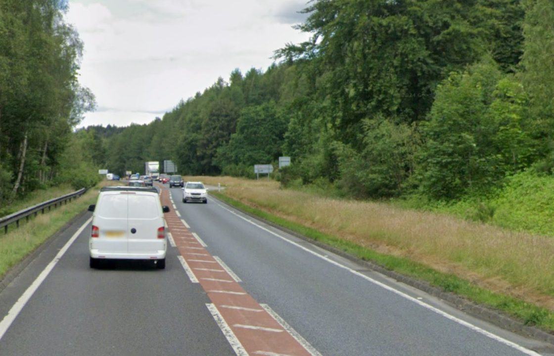 Two in hospital after crash involving ‘three vehicles and lorry’ on A9 at Ballinluig