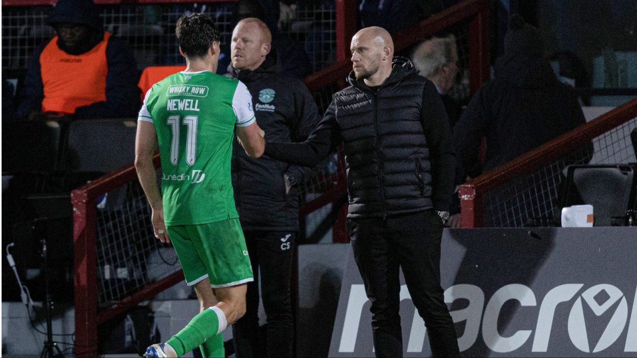 Joe Newell admits David Gray ‘deserves more’ from Hibernian players