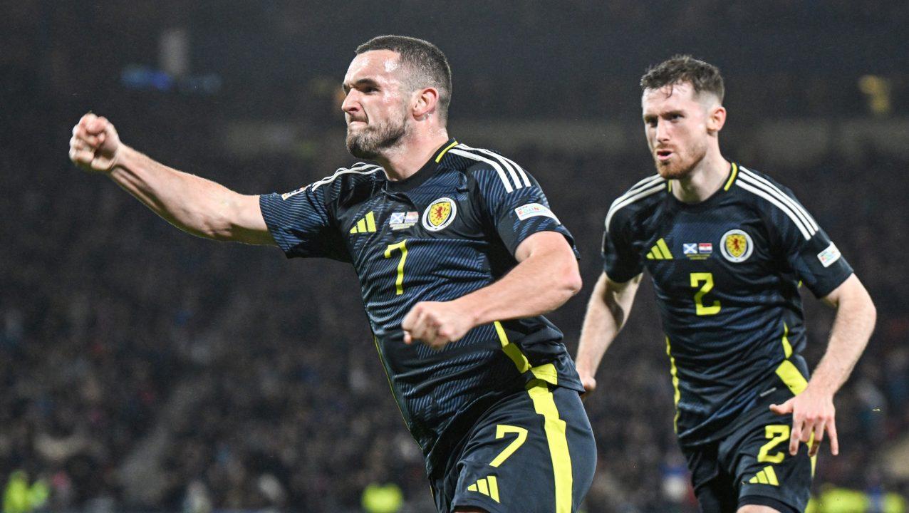 John McGinn scores as Scotland keep Nations League hopes alive with win over Croatia