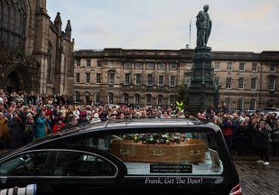 Hundreds line streets for Janey Godley’s ‘final tour’