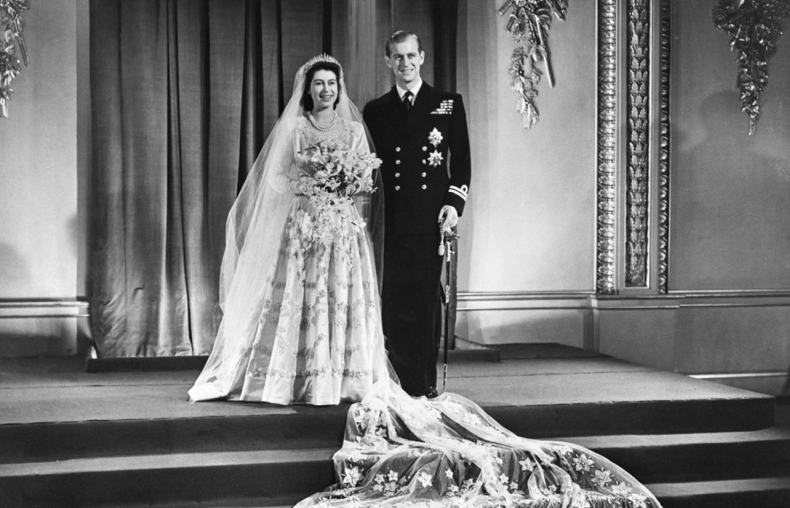 Slice of Queen and Prince Philip’s wedding cake sells for more than £2,000