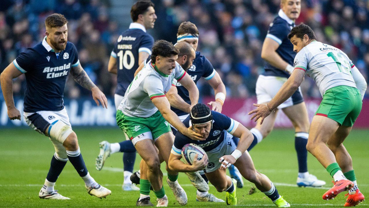 Darcy Graham equals Scotland’s try-scoring record in victory over Portugal