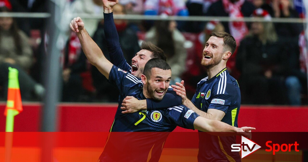 Scotland score late winner to beat Poland in Nations League