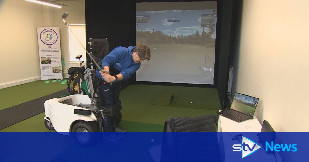 Scotland’s first indoor golf centre opens for disabled people