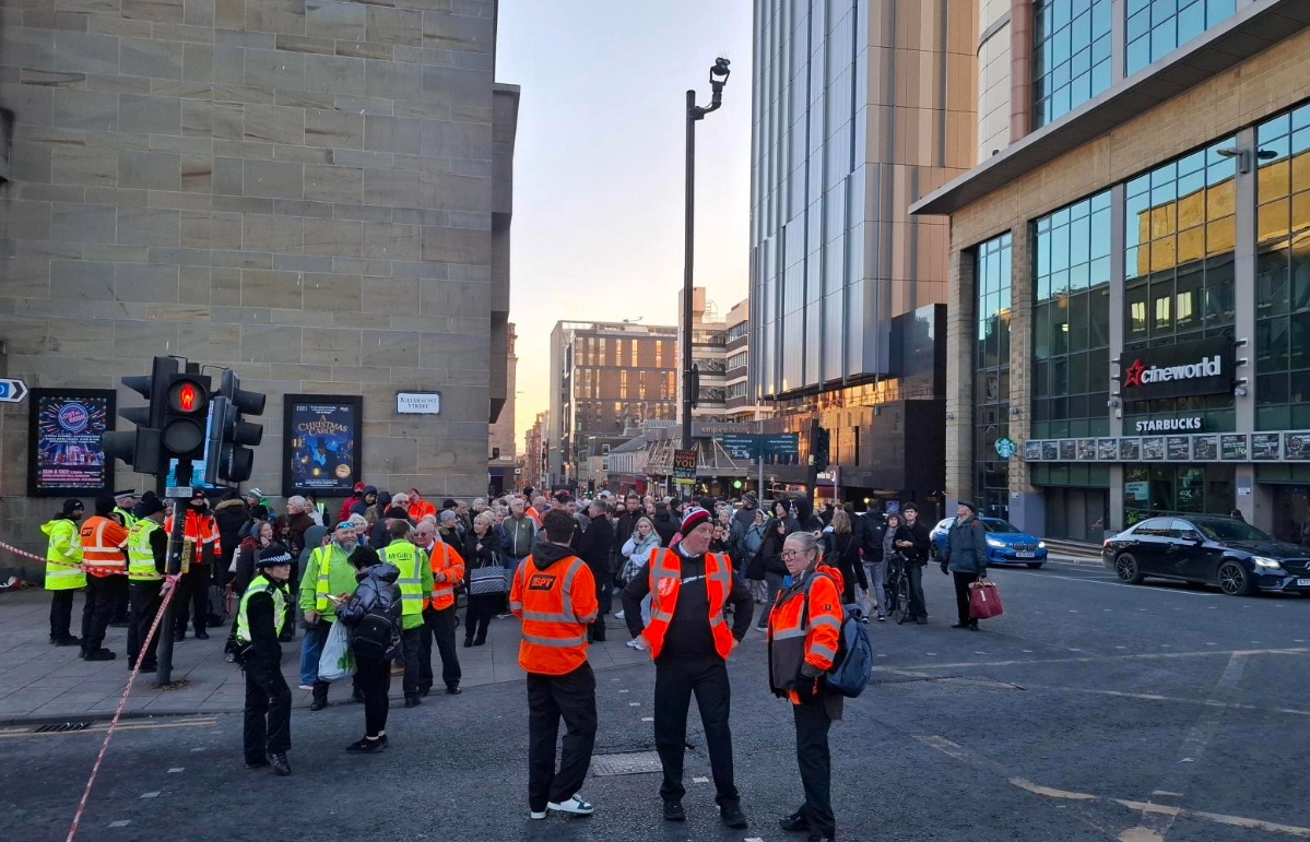 Buchanan Bus Station has been fully evacuated. 