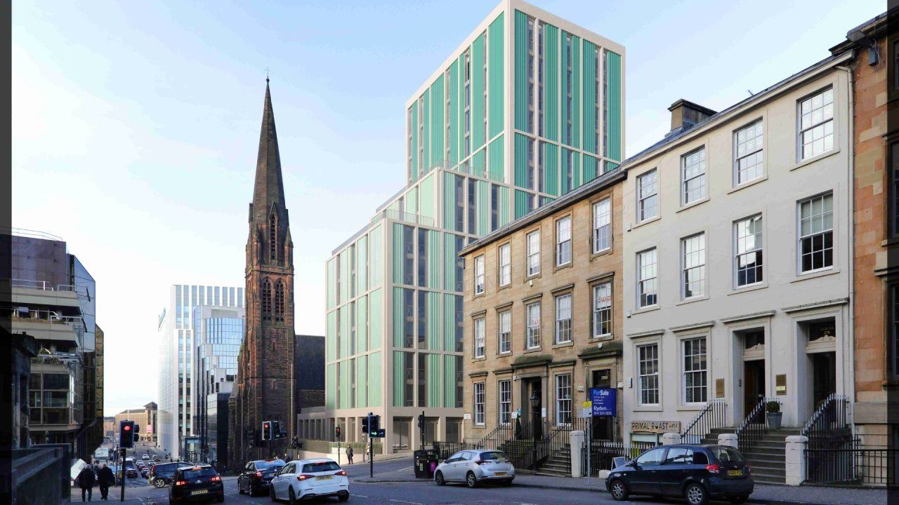 Work begins on £33m city centre development of 321 student flats in Glasgow