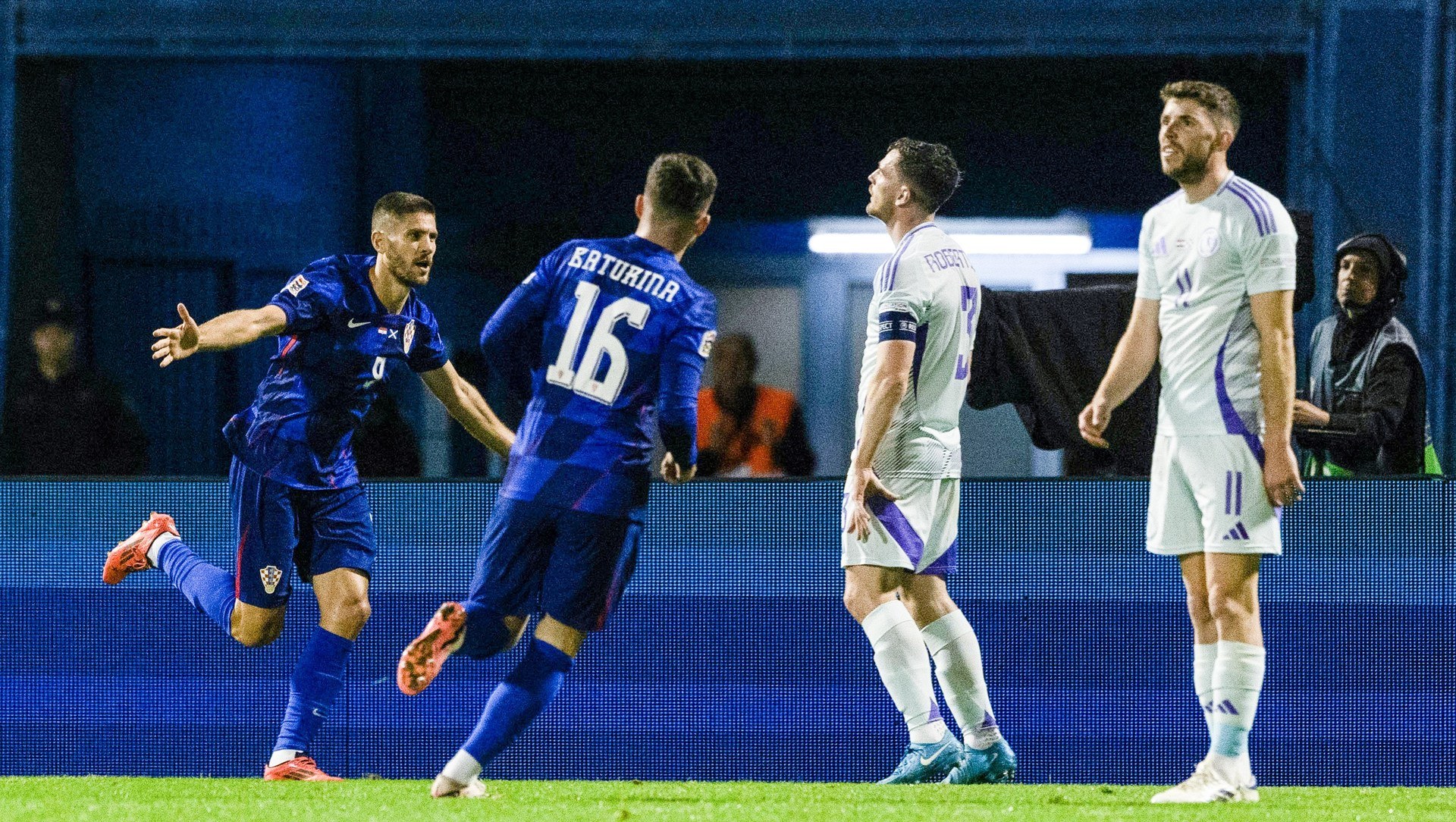 Croatia inflicted a 2-1 defeat on Scotland in Zagreb. (Photo by Craig Williamson / SNS Group)