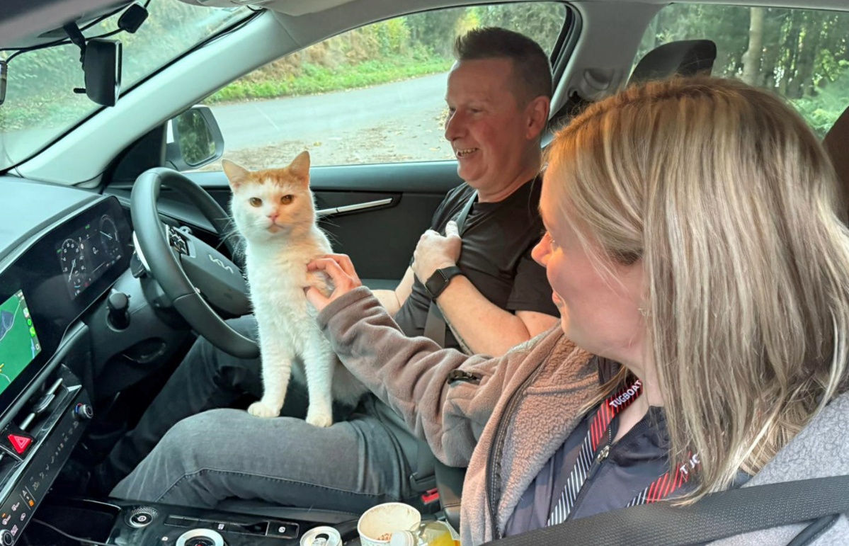 The McBurnie's completed a 600-mile round trip to collect Beans.