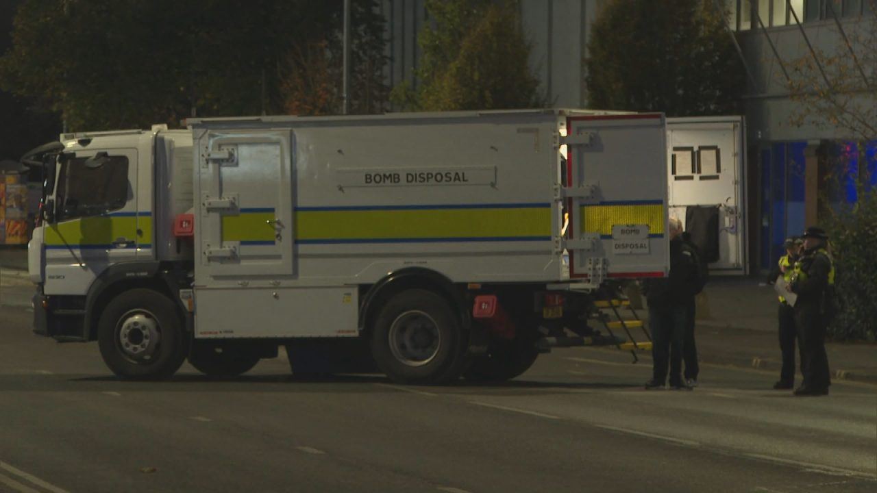 A controlled explosion has been carried out a Buchanan Bus Station