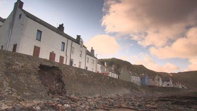 People living in Gardenstown, Aberdeenshire, forced to leave their homes due to seawall erosion