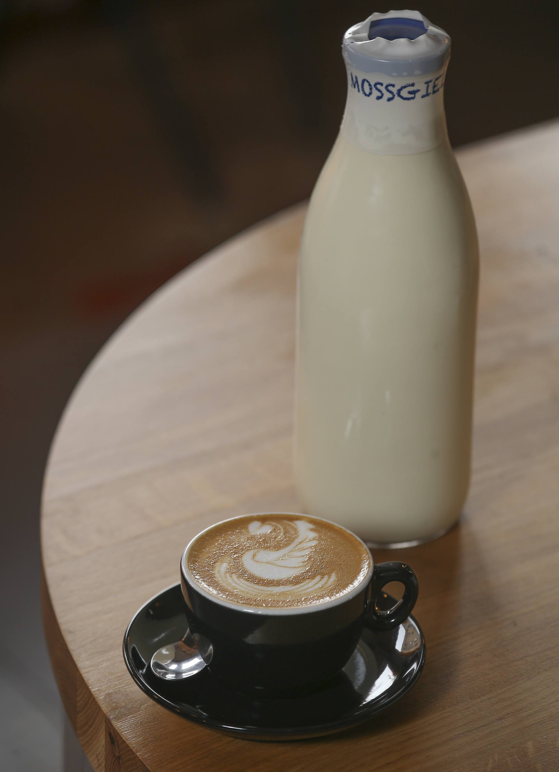 The £272 flat white includes 34 shares in their business, turning customers into investors in sustainable dairy farming.