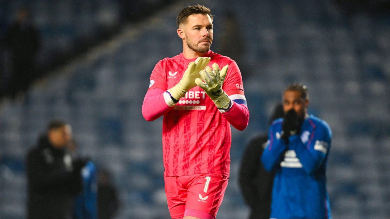 Jack Butland insists Rangers are still in a title race but says they must start closing gap soon