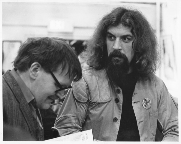 Billy Connolly met Alasdair Gray at the launch of Gray's landmark novel Lanark in the Third Eye Centre in 1981.