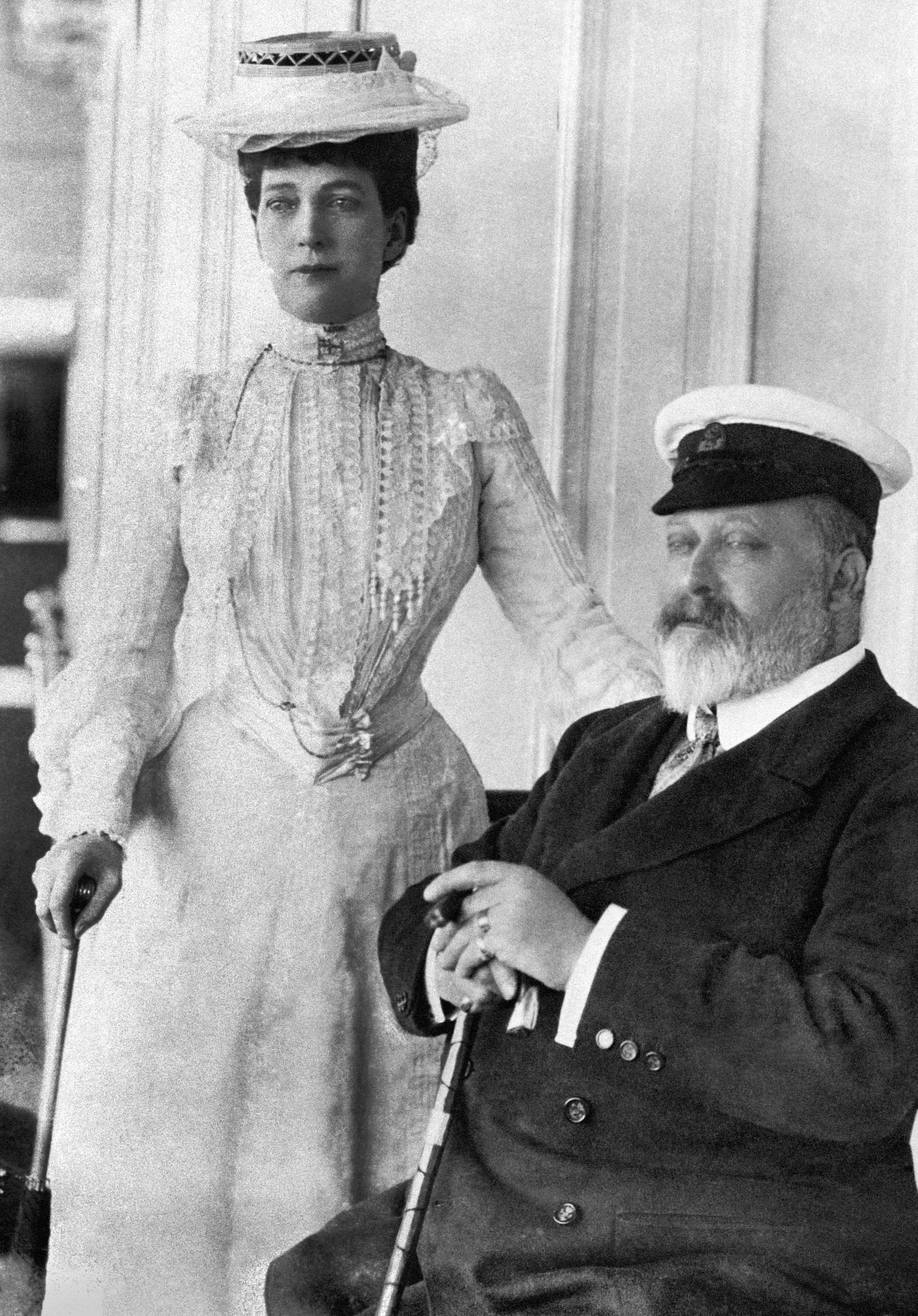 King Edward VII and Queen Alexandra (PA) 