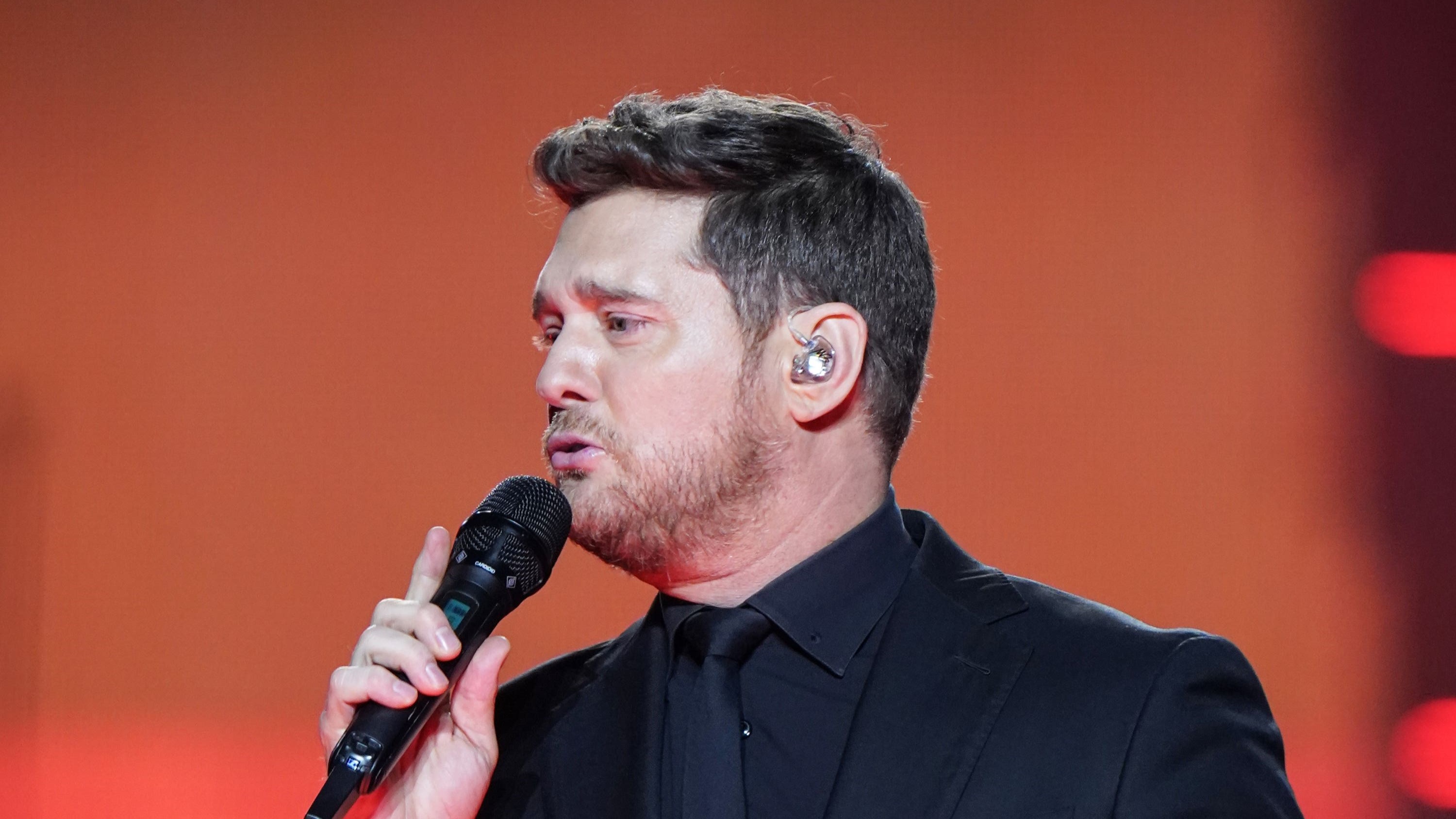 Michael Buble is at number one  in the album chart 