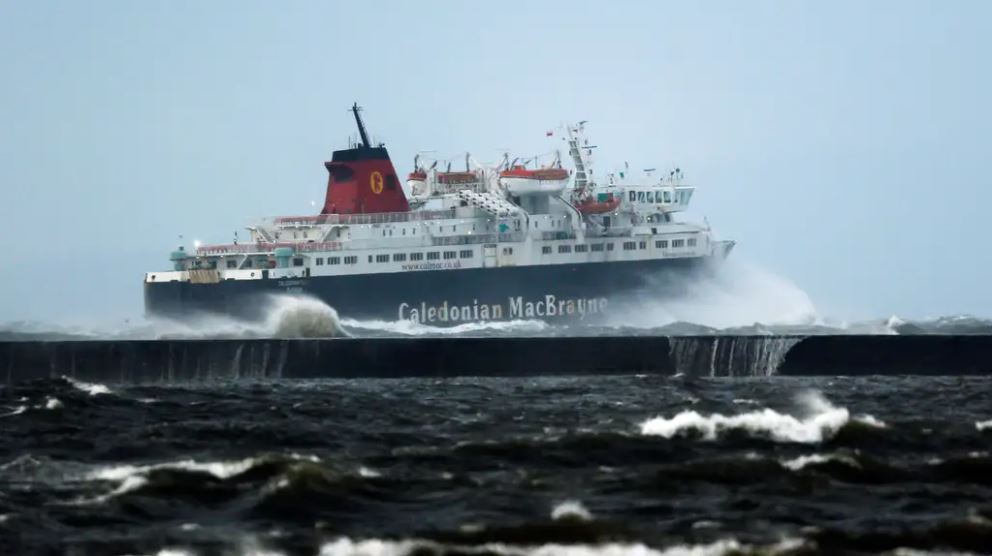 High winds hit Scotland’s ferry services over Christmas getaway weekend