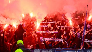 SPFL charge Celtic, Motherwell and Rangers over Premier Sports semi-final pyrotechnics