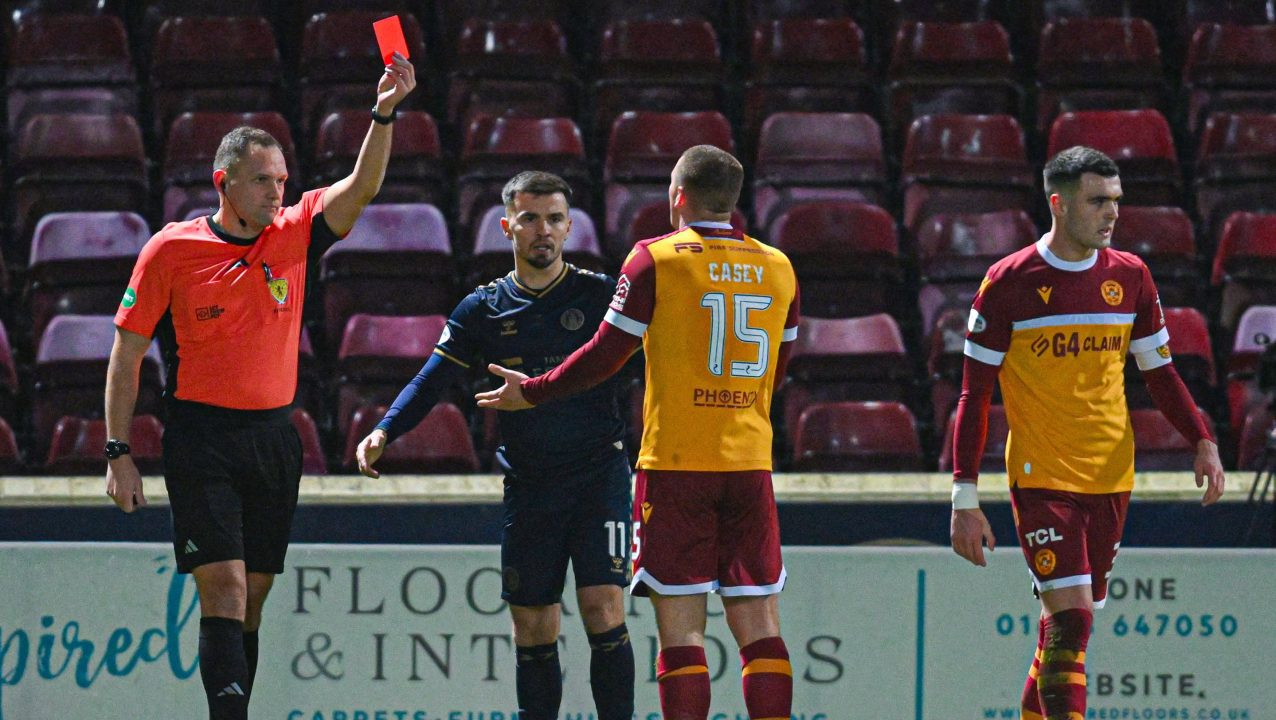 Dan Casey free to face Celtic as Motherwell win red card appeal