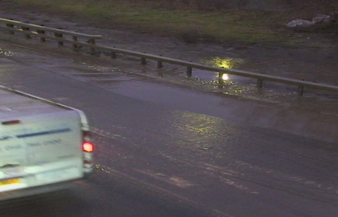 M8 slip road reopens after ‘stinking’ sewage cleared from area