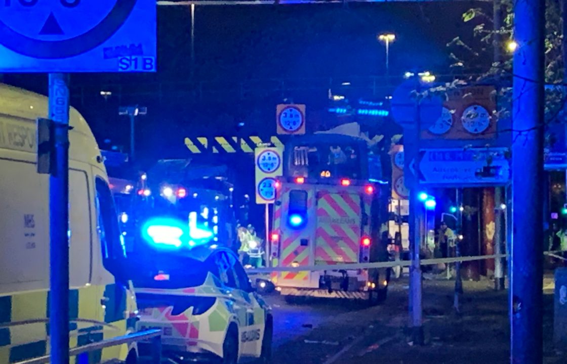 Double-decker bus crashes into bridge in Glasgow as multiple roads closed near O2 Academy