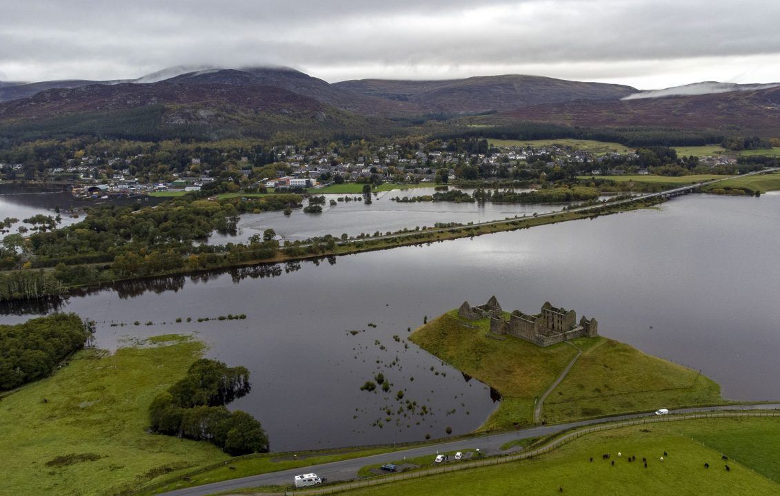 Highlands flood warning downgraded after less rain than forecast