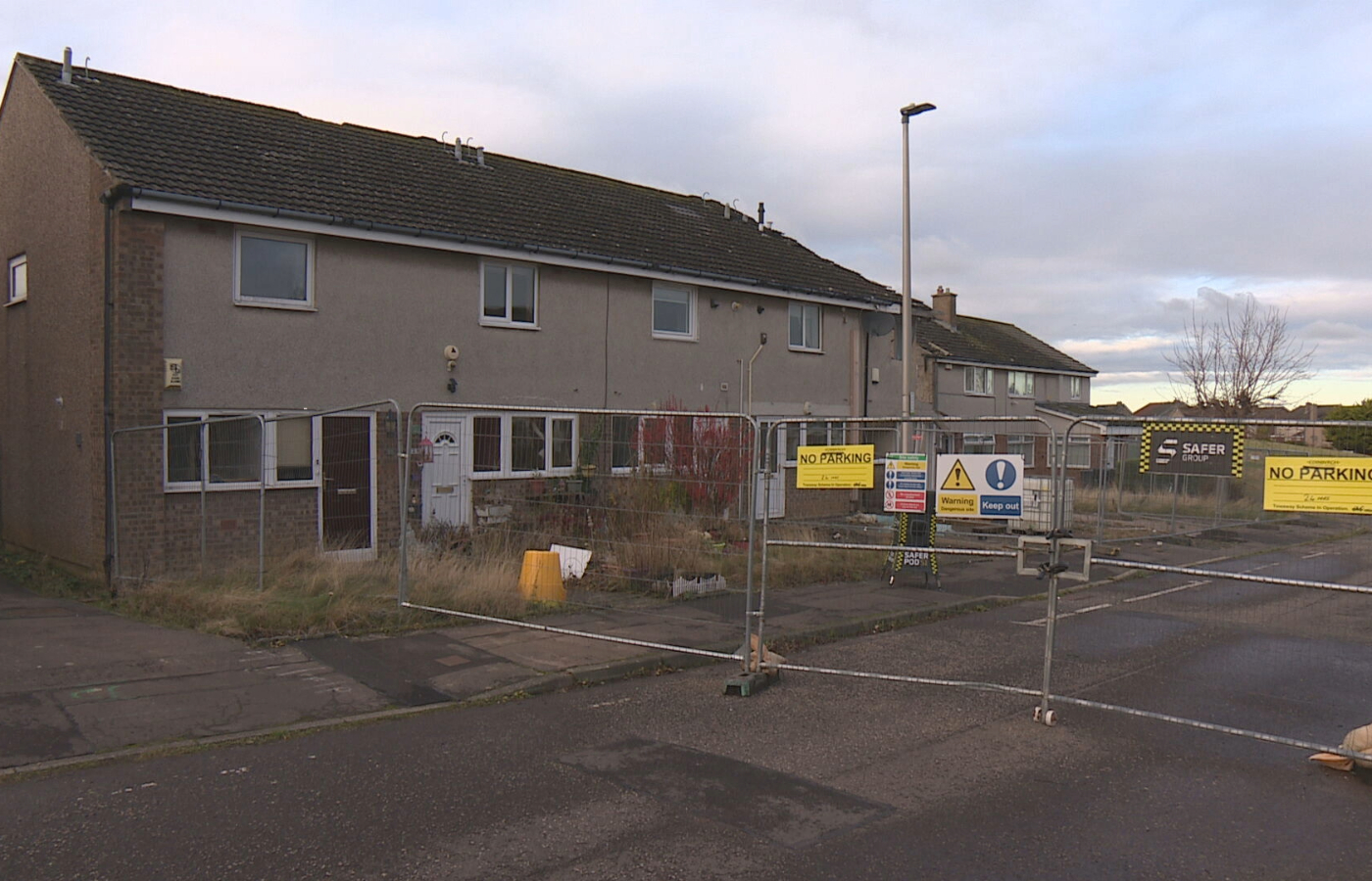 Emergency services were called after an explosion at an address on Baberton Mains Avenue on December 1, 2023. 