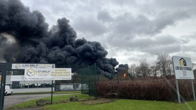 Fire crews battling ‘significant’ blaze at West Lothian industrial estate