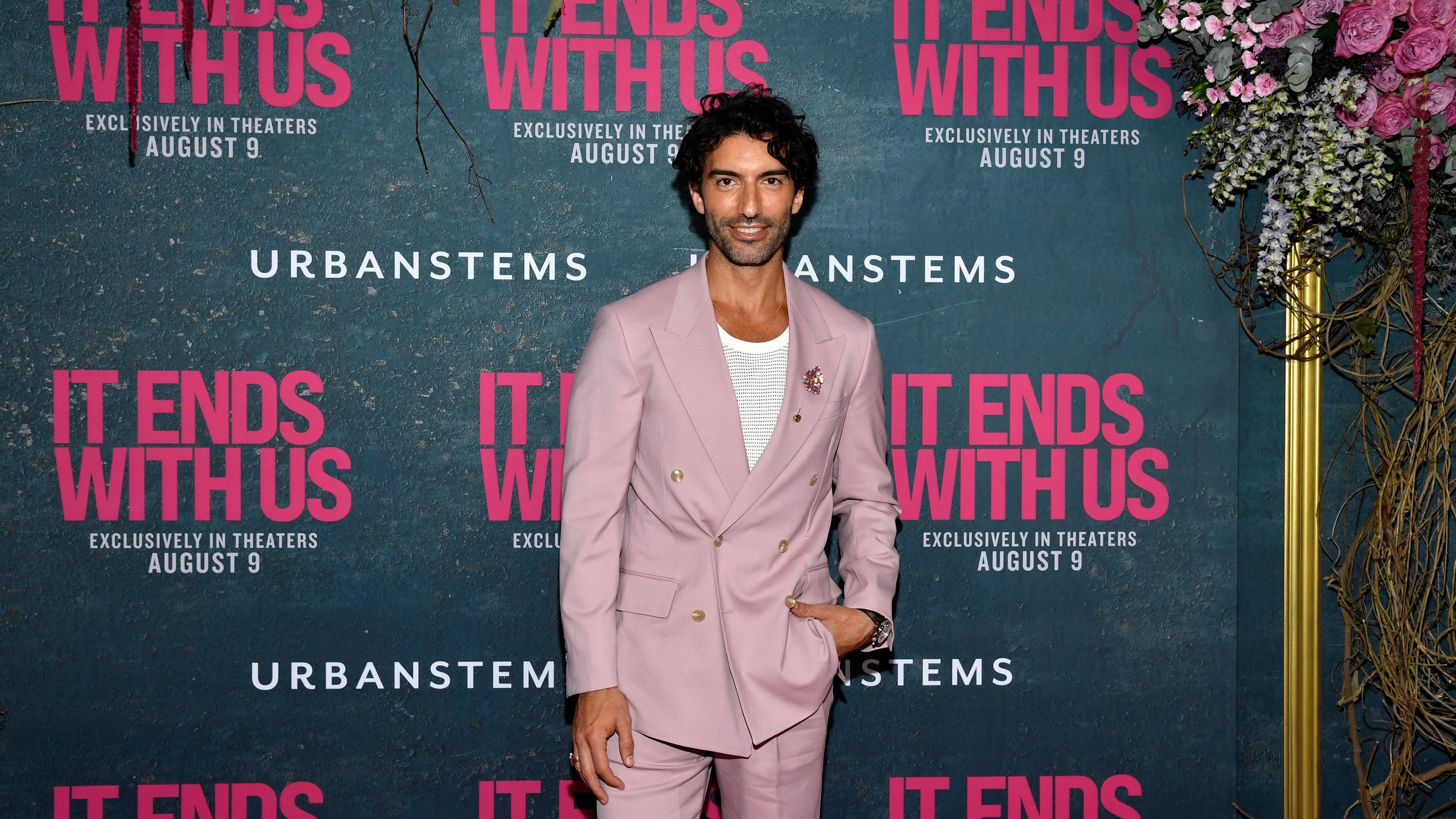 Justin Baldoni attending the world premiere of It Ends With Us 