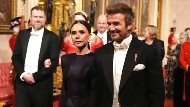 David and Victoria Beckham join King and Queen at Qatari state banquet