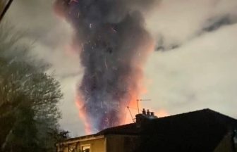 Fire crews tackling large blaze at Sapphire Paper Mill in Fife