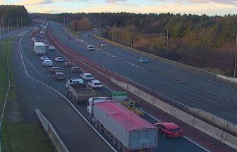 Rush hour traffic disrupted in West Lothian after crash closes M8 junction