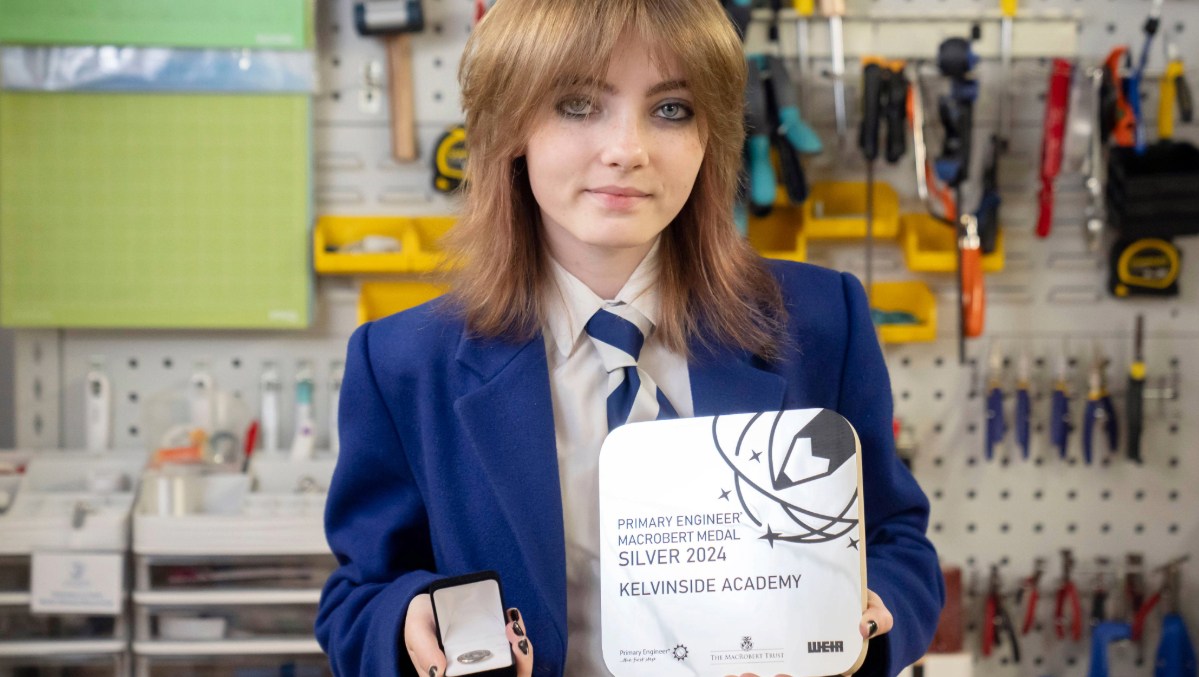 Scottish schoolgirl, 12, wins award after designing solar-powered blanket to help the homeless