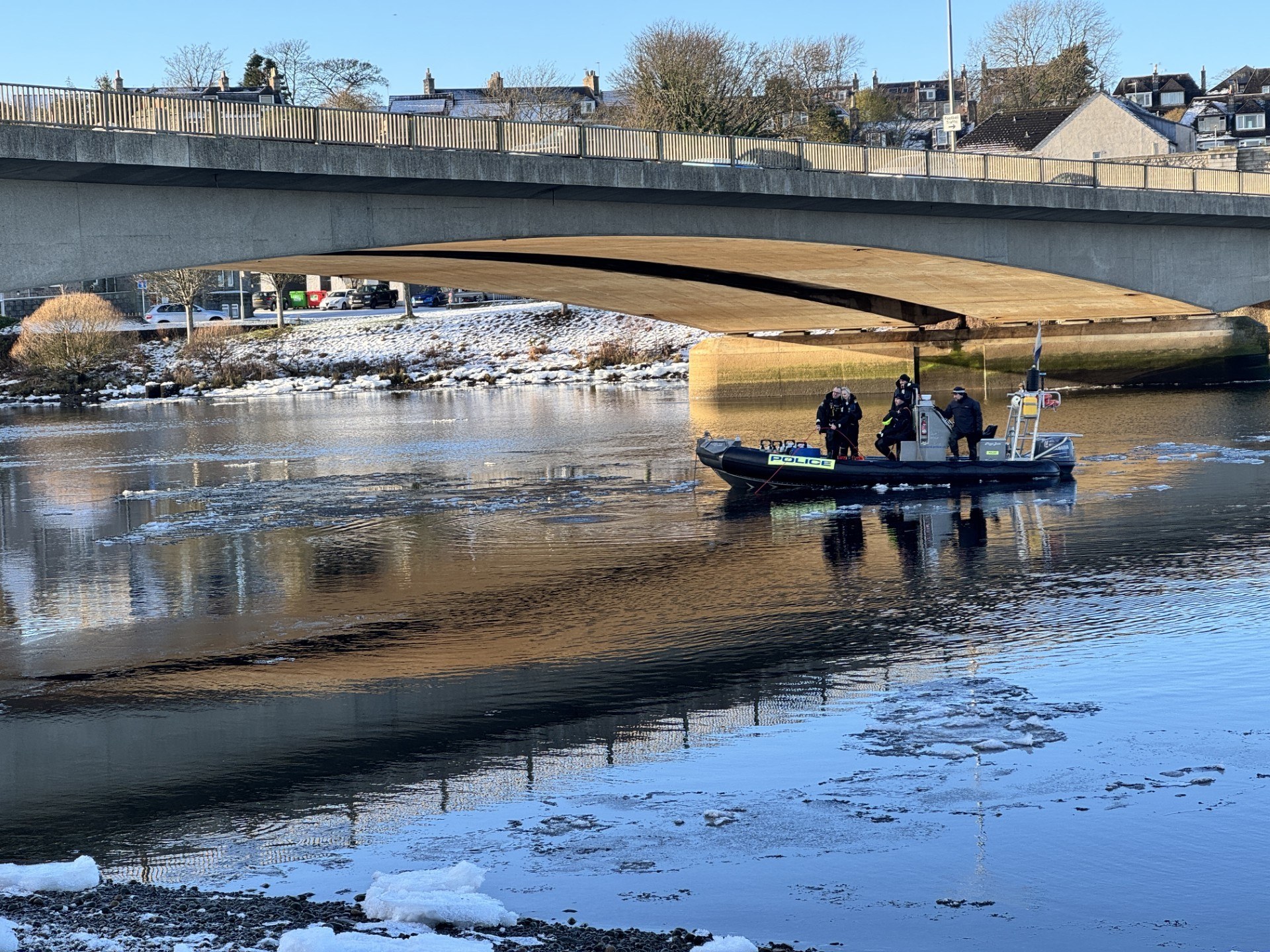 Police are continuing to search the River Dee for the missing sisters