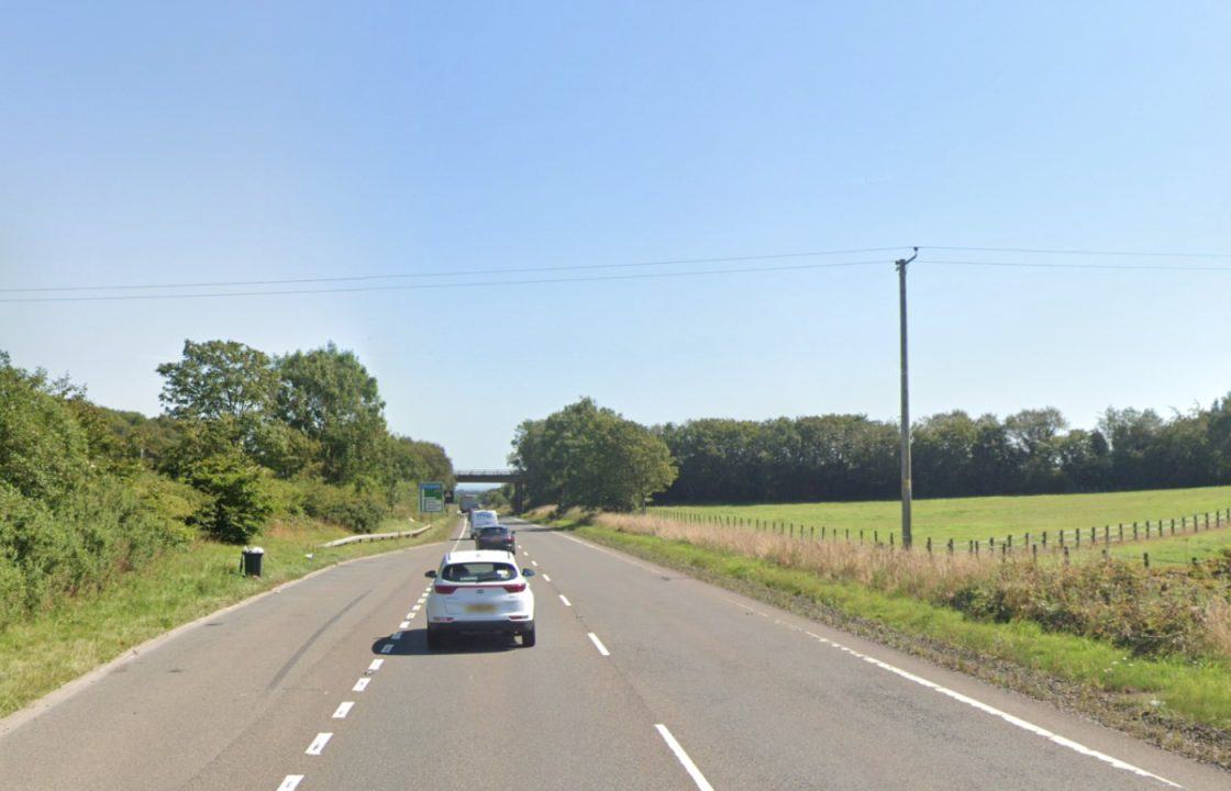 Two-vehicle crash closes road on A75 as drivers urged to avoid area