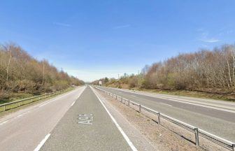 A96 closed in both directions due to van fire in Aberdeenshire