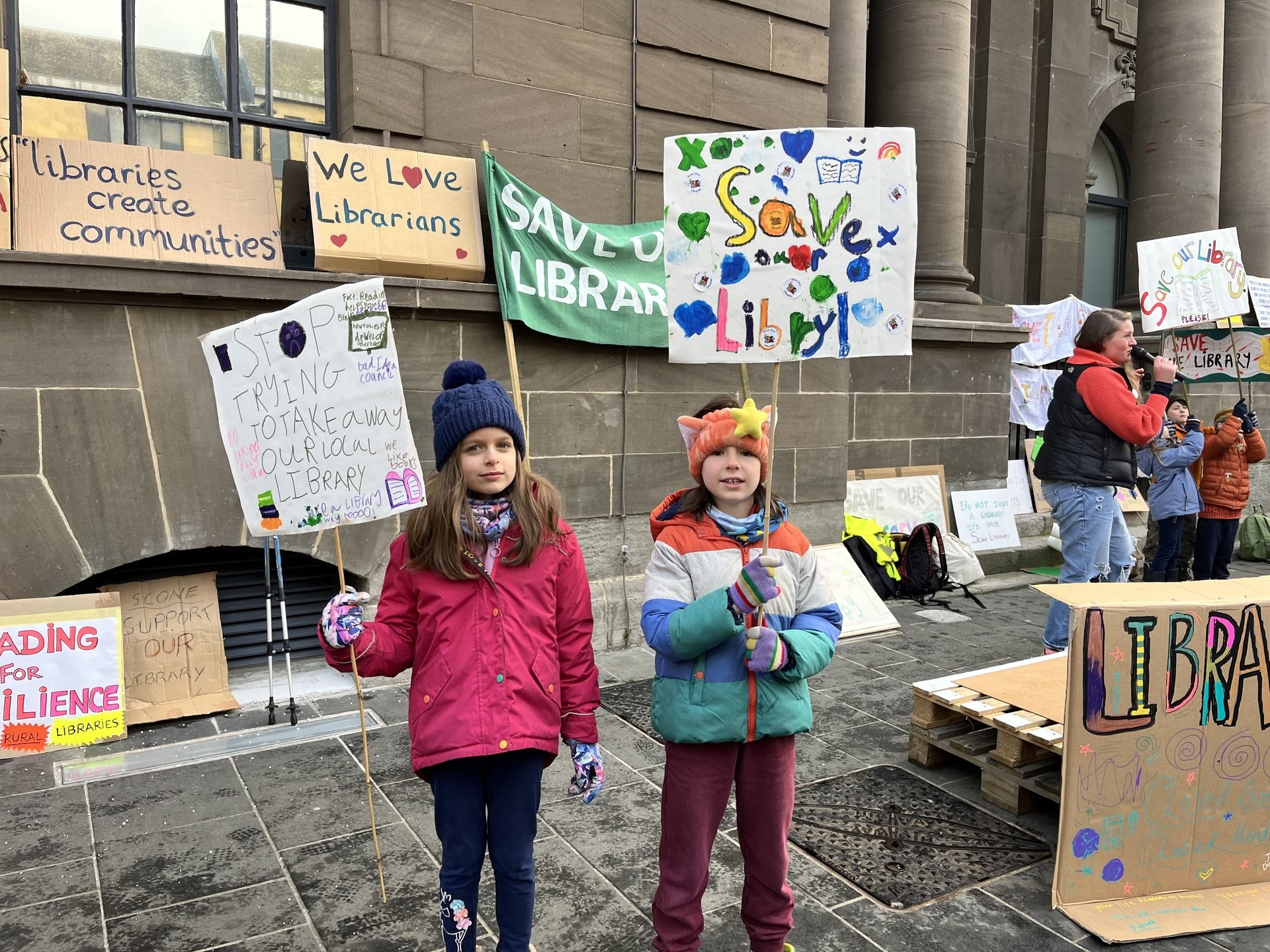 Book lovers of all ages joined.